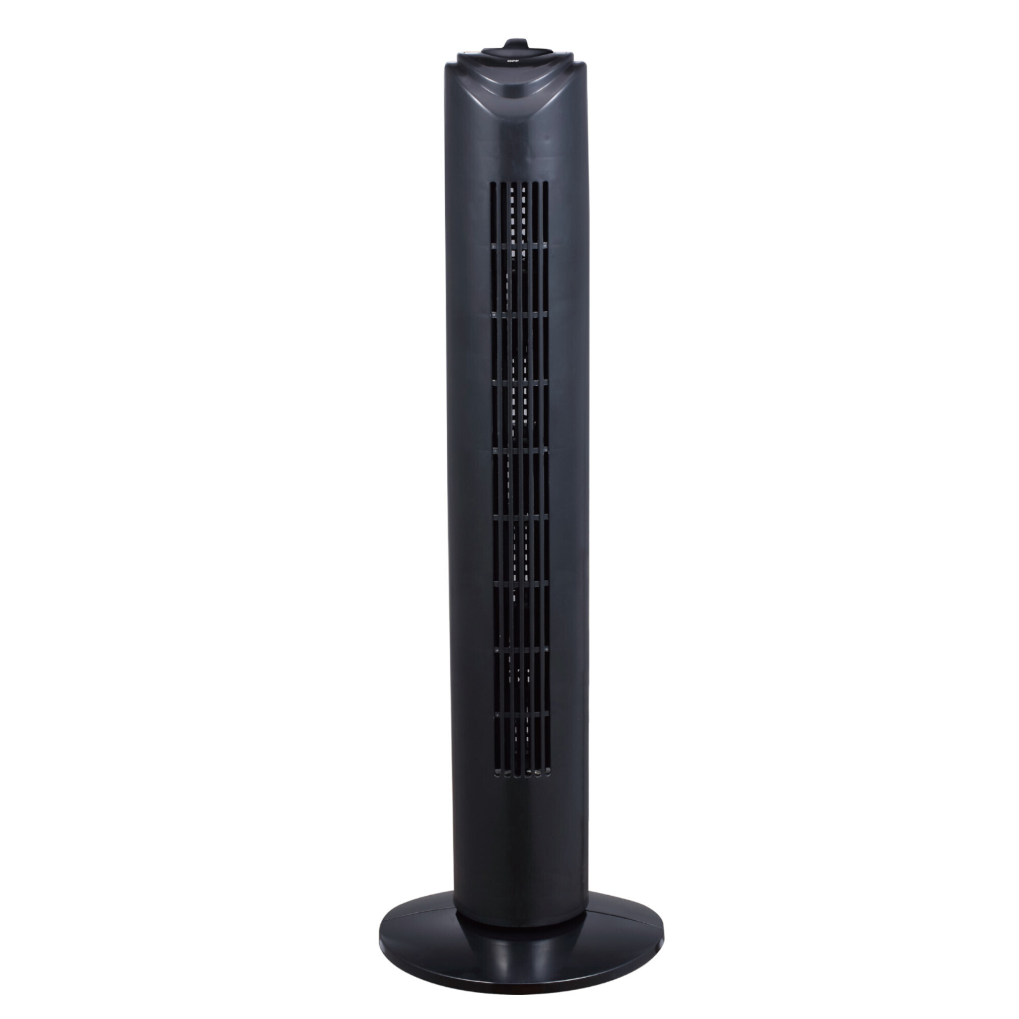 Optimus 32" Oscillating Tall Tower Fan with timer, Black F-8449WH